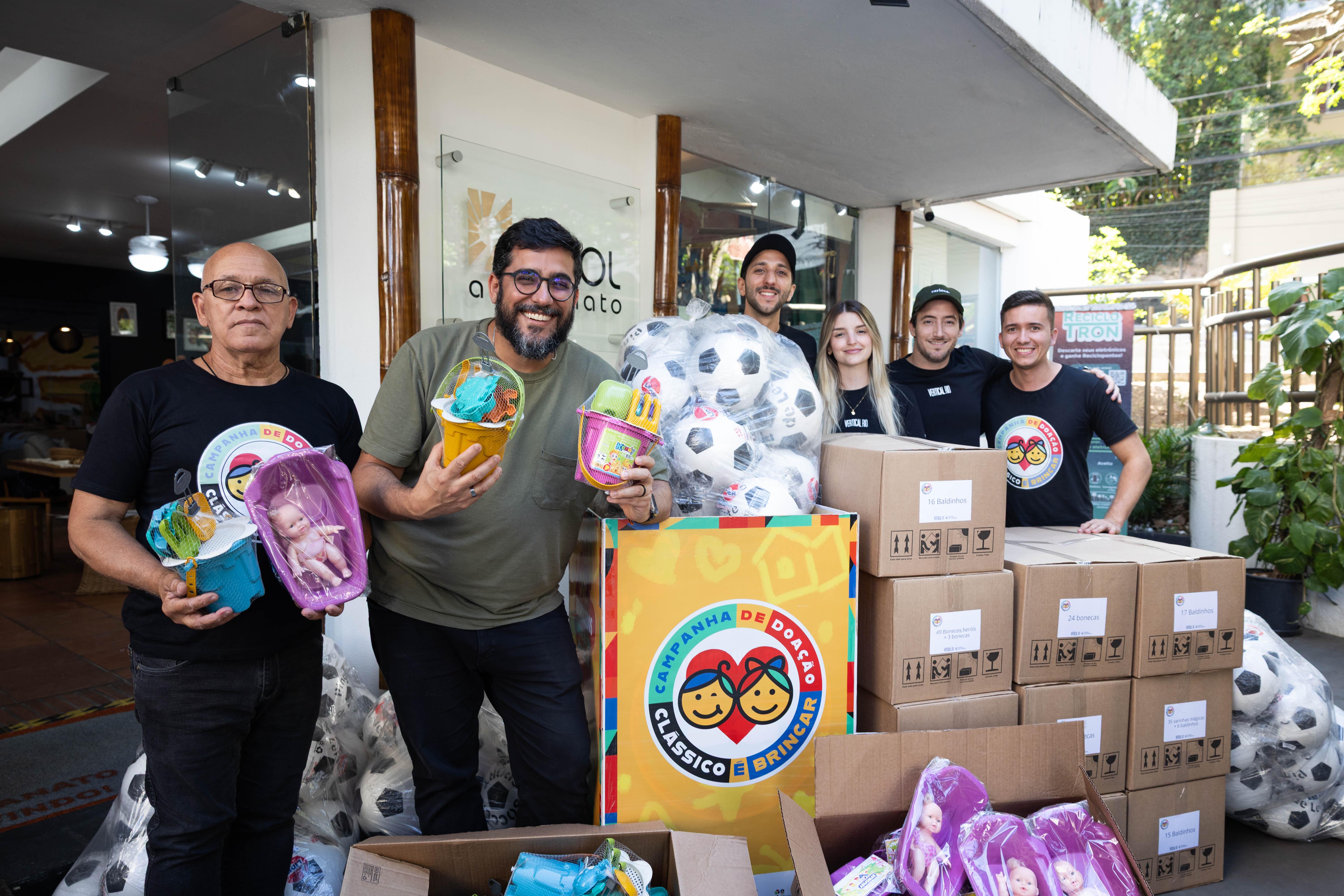 Clássico é Brincar inicia arrecadação de brinquedos para crianças