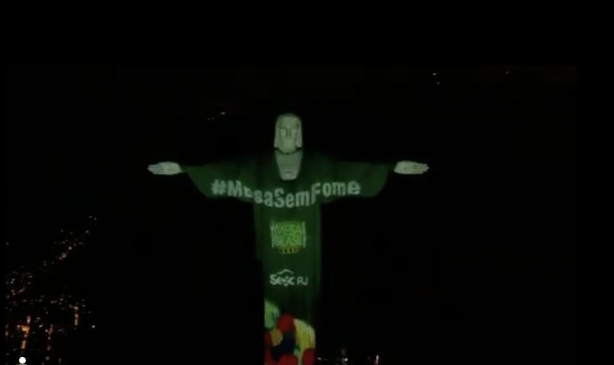 Leandro Karnal e Padre Omar abrem campanha contra a fome com o Cristo Redentor