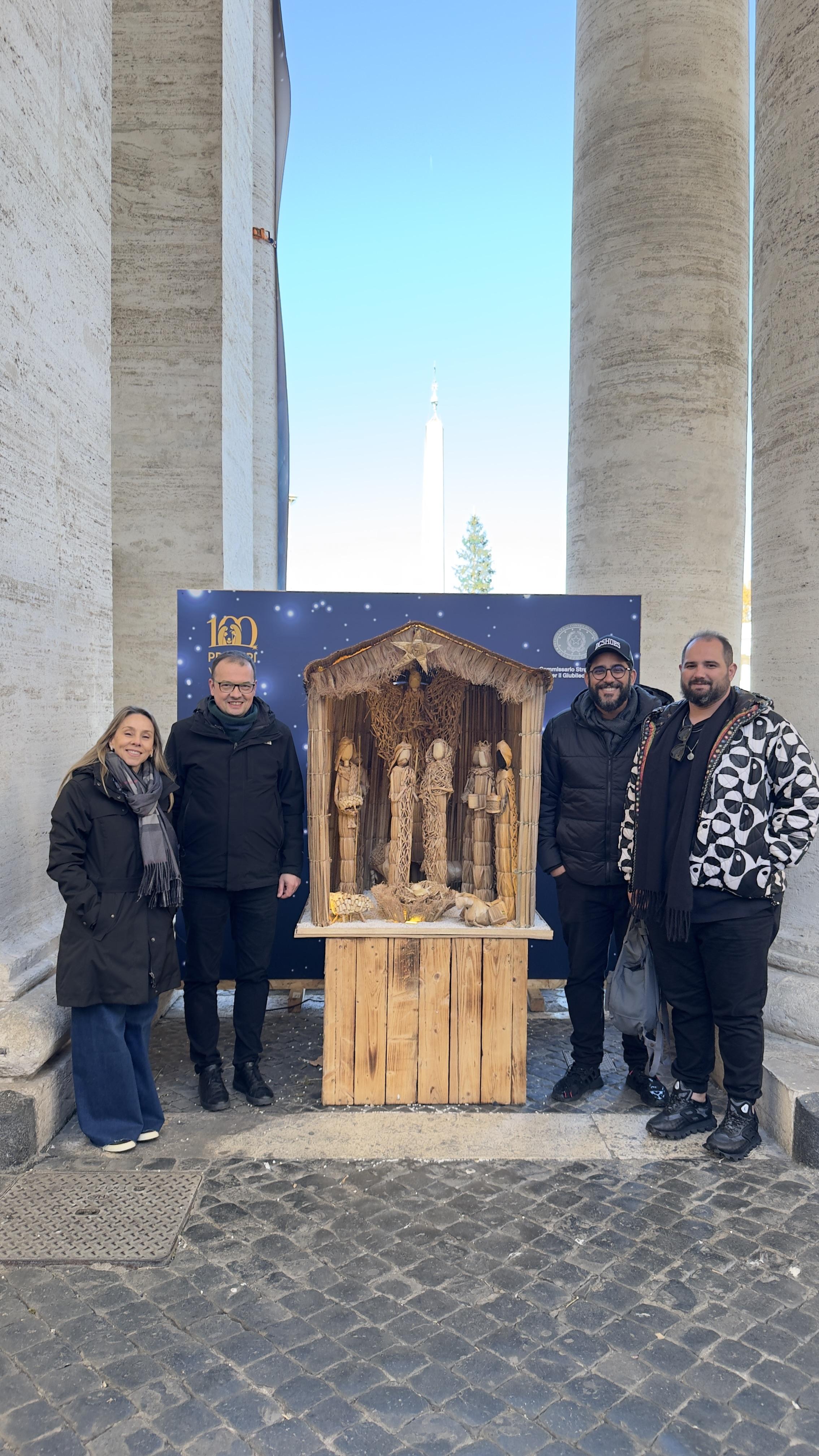 Santuário Cristo Redentor leva presépio sustentável à Exposição “100 Presépios no Vaticano”