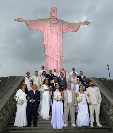 Santuário Cristo Redentor realiza Casamento Comunitário de nove casais em situação de vulnerabilidade social