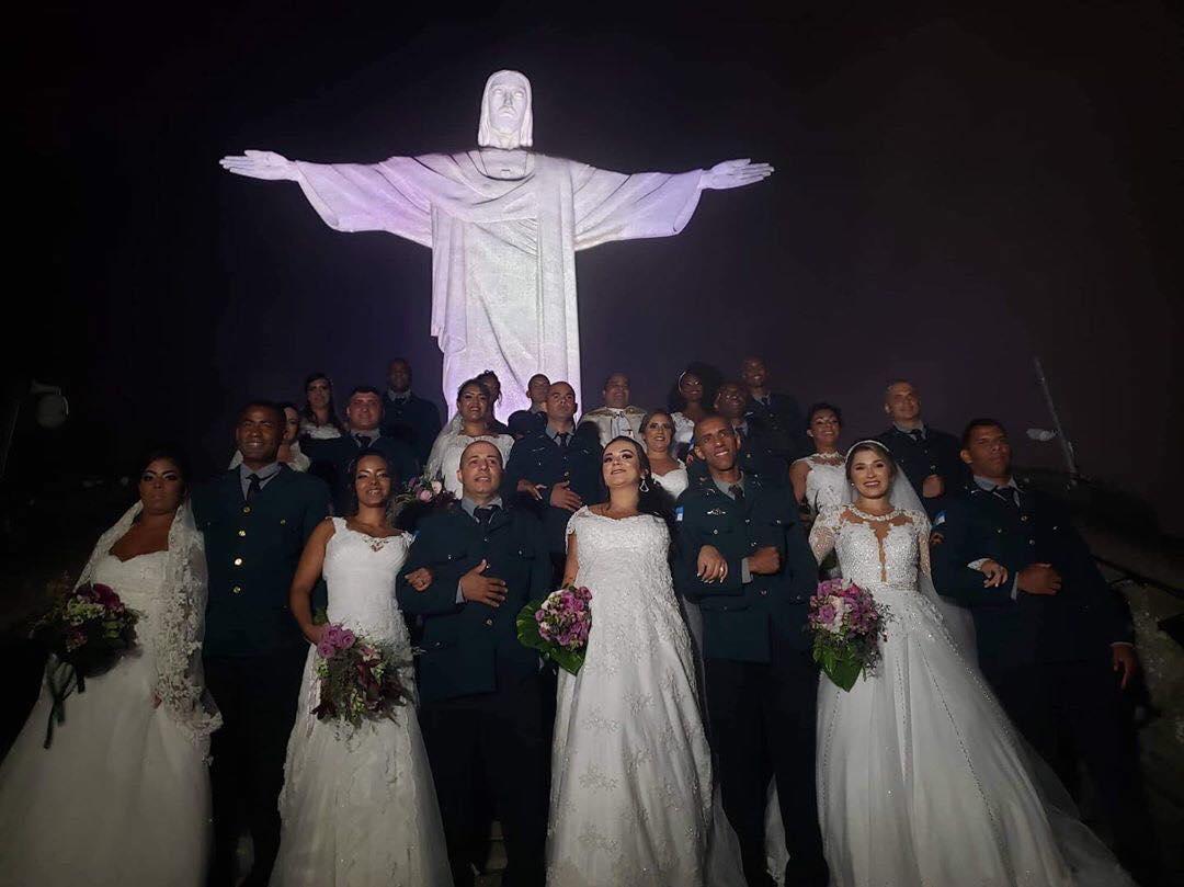Santuário Cristo Redentor e Batalhão de Choque realizam casamento comunitário