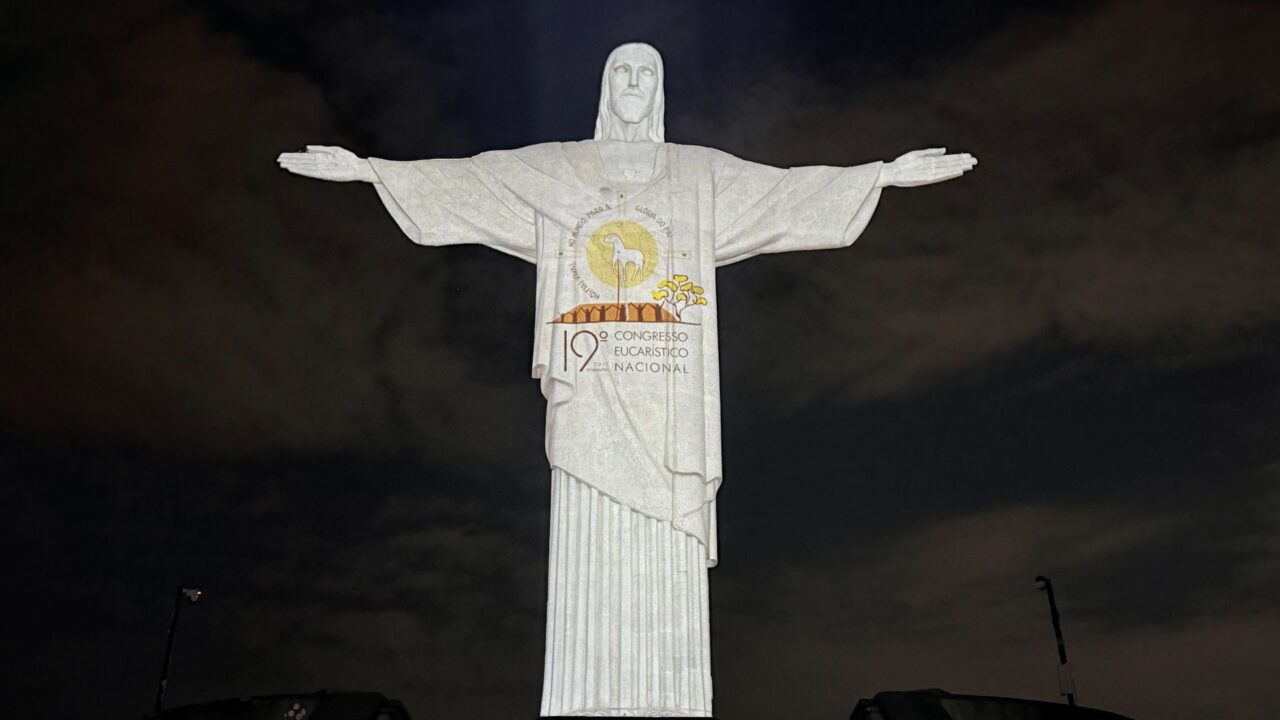 Santuário Cristo Redentor realiza projeção especial pelo 19º Congresso Eucarístico Nacional